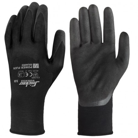 9327 Gants Power Flex Guard (lot de 10 paires) Gants de travail 9327