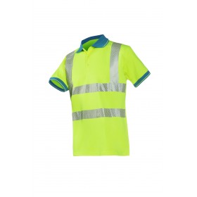 Polo jaune fluo Ambulancier Ref. 558AA2MC1