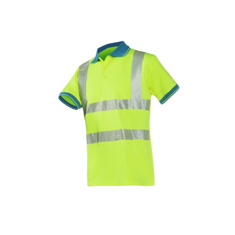 Polo jaune fluo Ambulancier Ref. 558AA2MC1 Vétements Ambulancier 558AA2MC1