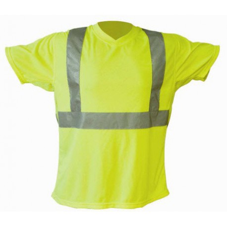 Tee-shirt fluo jaune Haute Visibilité