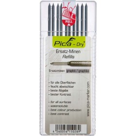 Mine de crayon Pica Fine Dry H 7050, diamètre de la mine 0,9 mm