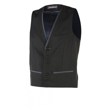 Gilet de service homme FIT'N BLUE noir ou gris 0206 Salle 02069795279