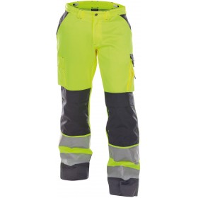 DASSY® BUFFALO PANTALON DE TRAVAIL HAUTE VISIBILITÉ AVEC POCHES GENOUX 290gr