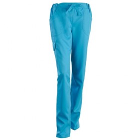 Pantalon femme JULIETTE turquoise1JULTEC Paramédical 1JULTEC