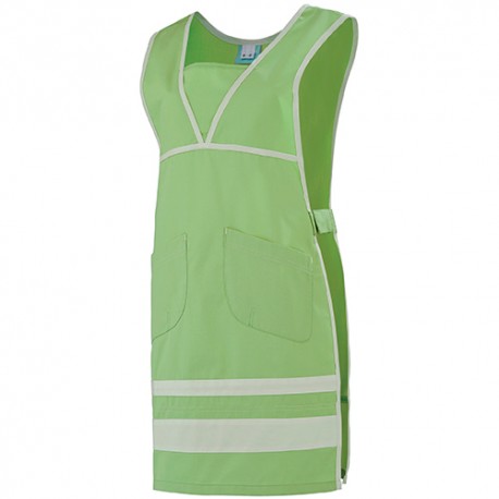 Chasuble MÉLIE vert pomme / blanc 8CHCPC Tabliers & chasubles 8CHCPC