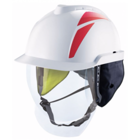 Casque électricien MSA V-Gard 950 non ventilé avec écran intégré