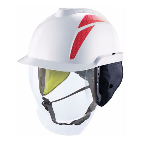 Casque électricien MSA V-Gard 950 non ventilé avec écran intégré Casque de chantier MSA V-Gard 950