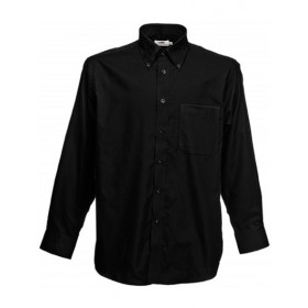 FOL Oxford Shirt longsleeve noir Traditionnel