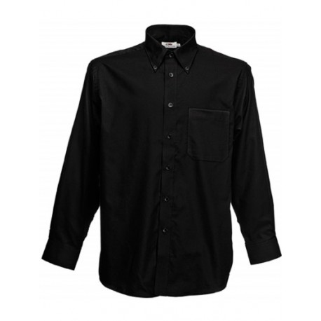 FOL Oxford Shirt longsleeve noir Traditionnel