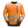 8037 Sweat haute visibilité, AllroundWork, Classe 2/3 High visibility 8037