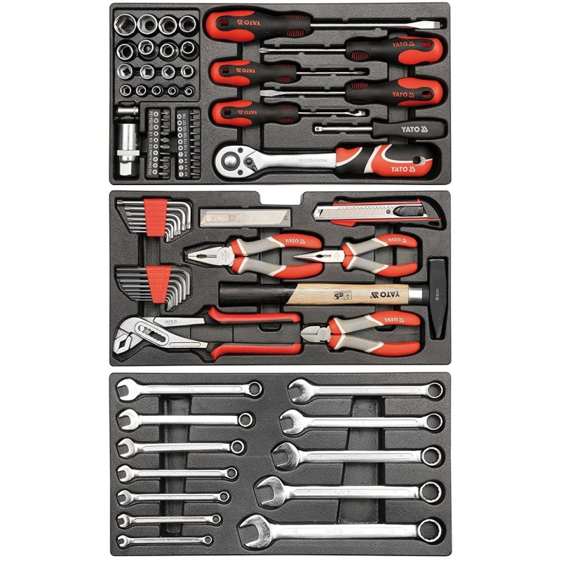 Boîte à outils YATO avec des outils 80pcs - Halloint