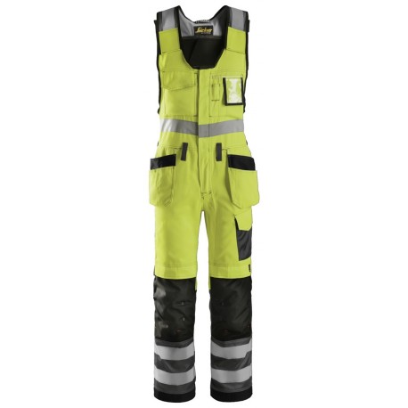 0213 Salopette haute visibilité avec poches holster, Classe 2 High visibility 0213