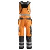 0213 Salopette haute visibilité avec poches holster, Classe 2 High visibility 0213