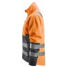 8035 Sweat zippé haute visibilité, AllroundWork, Classe 2 High visibility 8035