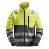 8035 Sweat zippé haute visibilité, AllroundWork, Classe 2 High visibility 8035