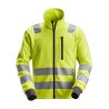 8036 Sweat zippé haute visibilité, AllroundWork, Classe 3 High visibility 8036