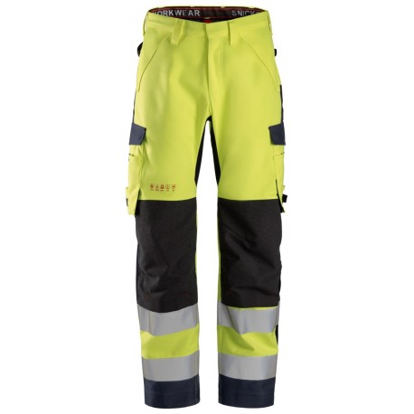 ProtecWork, Pantalon imperméable en Shell, Classe 2 6563 Ignifugé / Antistatique / Multi-norme 6563