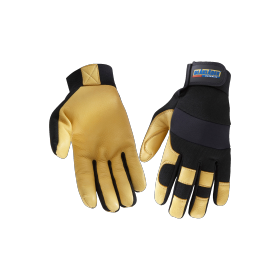 SPI Santé Sécurité  Gants de travail d'hiver en cuir et coton résistants  aux coupures avec manchette de 4 Kosto MKVH45XL