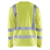 3381 T-SHIRT MANCHES LONGUES HAUTE VISIBILITÉ COL V ANTI-UV Hautes visibilité