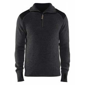 4630 SWEAT EN LAINE COL ZIPPÉ Hiver