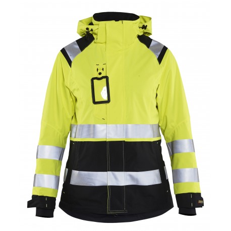 4904 VESTE HARDSHELL IMPERMÉABLE HV FEMME Hautes visibilité