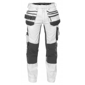 DASSY FLUX PAINTERS PANTALON PEINTRE MULTIPOCHES AVEC STRETCH ET POCHES GENOUX