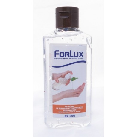 Gel désinfectant pour les mains sec antiviral et antibactérien 100ml FORLUX Secourisme / HYGIENE