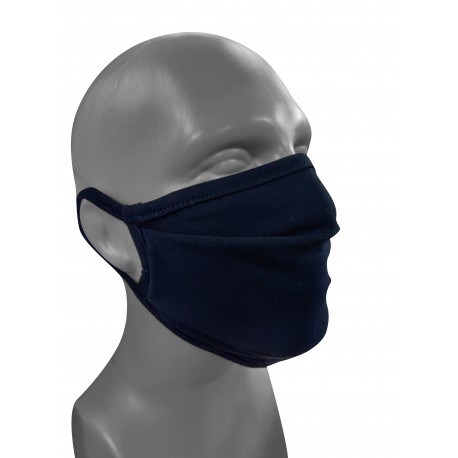 MASQUE LAVABLE 100% COTON NOIR OEKO-TEX FAIR WEAR 3M