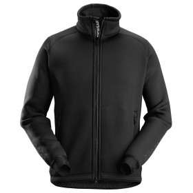 Veste Snickers 8018 FlexiWork avec fourrure en fibre à l'intérieur, noir Sweatshirts-Polar 8018