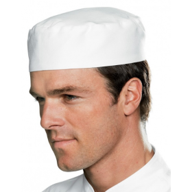Calot cuisinier blanc 100% coton Accessoires & jettables TF 0005 00050031001