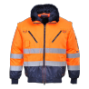 PJ50 - Blouson pilote 3 en 1 haute visibilité - Bomber Jacket PORTWEST Haute Visibilité PJ50 PORTWEST