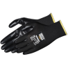 Gants de sécurité en polyester noir avec un revêtement en nitrile noir / 12 PAIRES Gants de travail SUPERPRO SAFETY JOGGER 52...