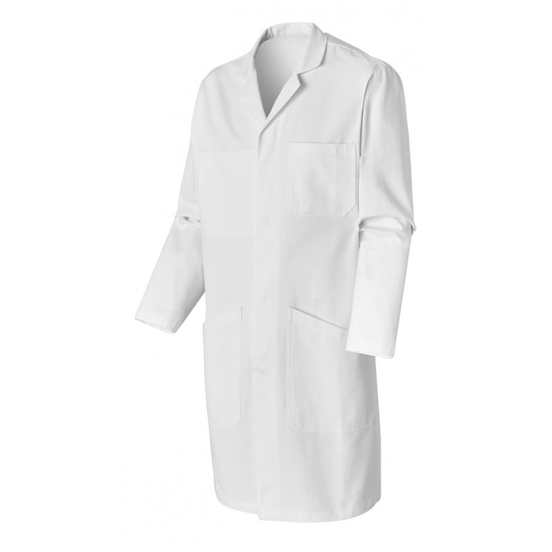 BLOUSE DE LABORATOIRE/CHIMIE/INDUSTRIE MIXTE 100% COTON PRESSIONS