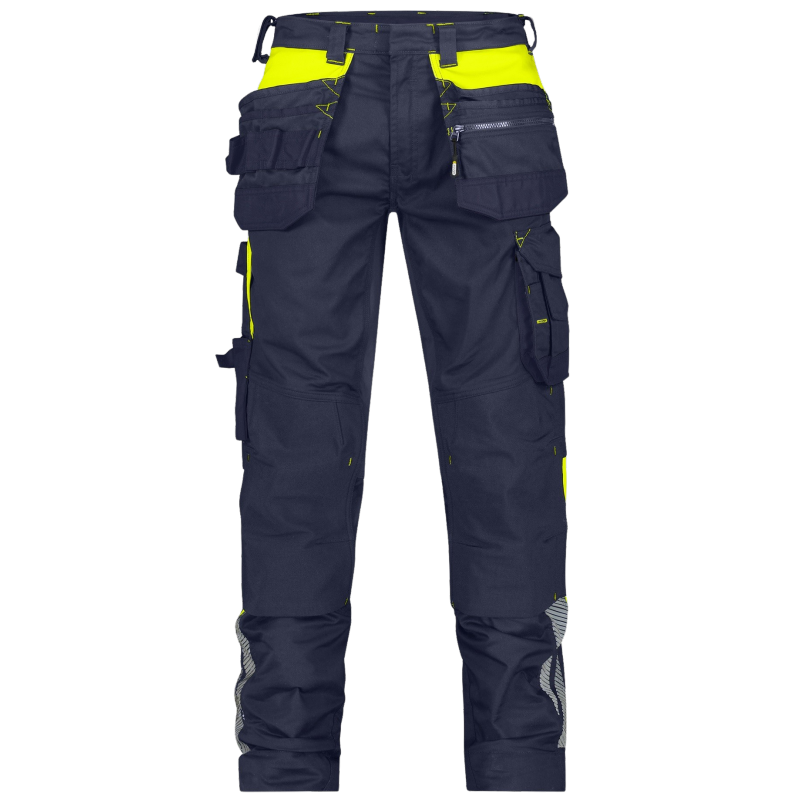 Pantalon BLEU DE TRAVAIL Coton avec poches genoux