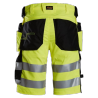 SNICKERS Short en tissu extensible avec poches holster haute visibilité 6135, Classe 1 Short de travail 6135