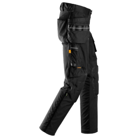 Snickers 6590 AllroundWork, Pantalon en tissu extensible avec poches holster et genouillères Capsulized™ Pantalons Pantalon 6...