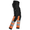 6234 Snickers Pantalon en tissu extensible avec poches holster haute visibilité, Classe 1 Pantalons 6234 Snickers