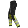 6234 Snickers Pantalon en tissu extensible avec poches holster haute visibilité, Classe 1 Pantalons 6234 Snickers