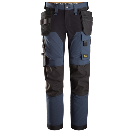 6275 Snickers AllroundWork, Pantalon en tissu extensible dans 4 directions avec poches holster Pantalons 6275 Snickers