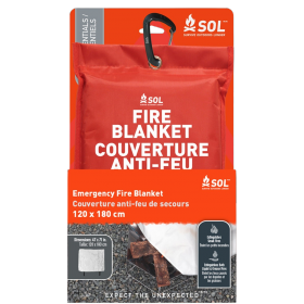 Couverture anti-feu d'urgence 1.20m x 1.80m SOL