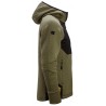 8405 FlexiWork Veste à capuche de couche intermédiaire avec fermeture à glissière pleine longueur FLEECE 8405