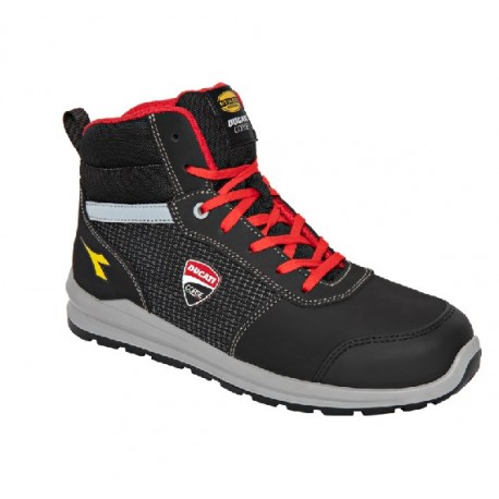 Diadora Utility Ducati Speedy Race Mid S3S, bottes de sécurité DUCATI® - FTG Ducati Speedy Race Mid
