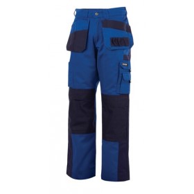 Seattle (200428) Pantalon multi-poches bicolore avec poches genoux 300 gr Pantalon de travail homme 200428