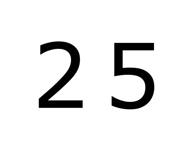 25