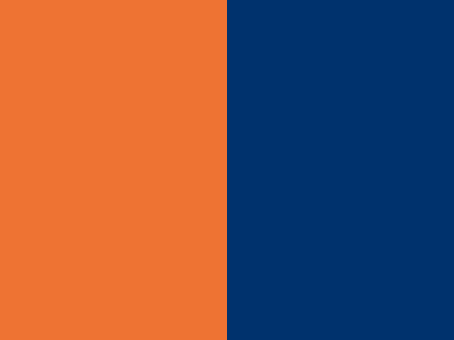 orange fluo - marine 5389