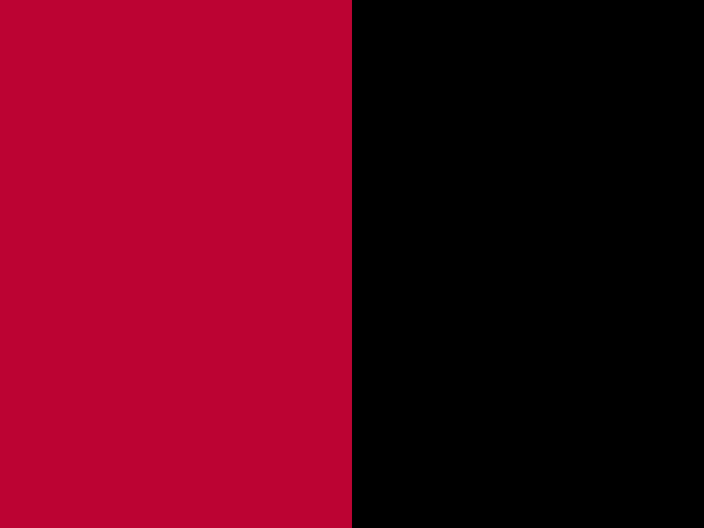 rouge fluo - noir 5599