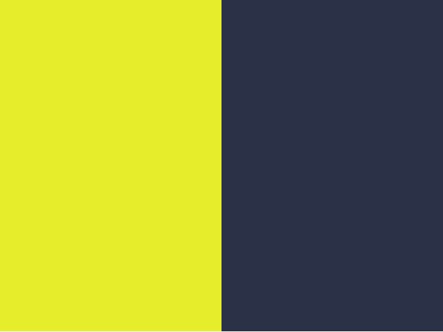 Jaune/bleu fonce