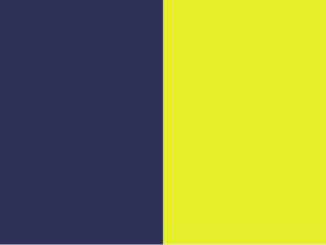 Bleu marine/jaune