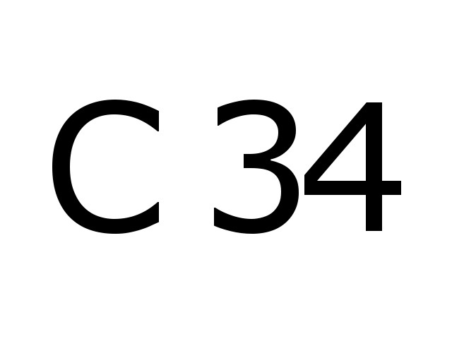 C 34