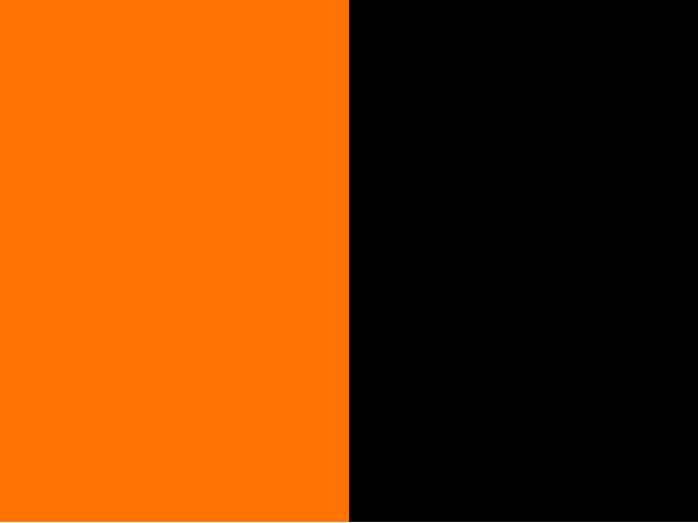 Orange/noir